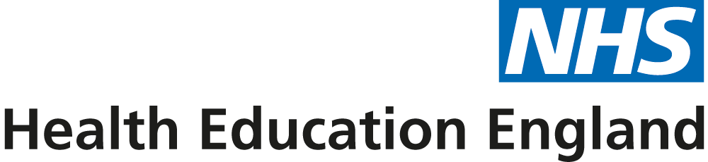 NHS Health Education England logo.