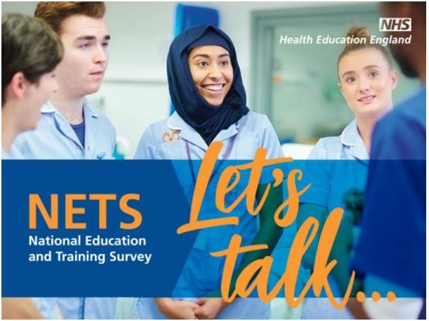 National Education and Training Survey banner which reads NETS, Let's Talk .. Open 3 November 2020