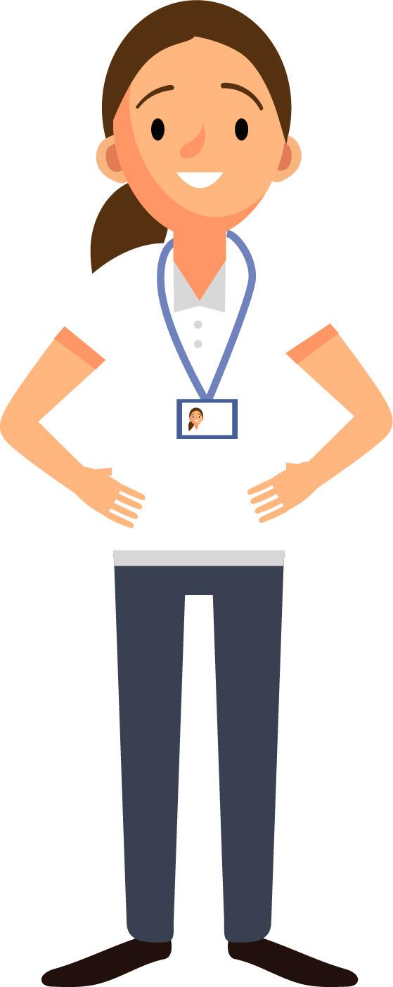 Drawing of an AHP Support Worker