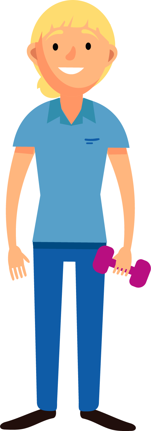 Drawing of an AHP Support Worker