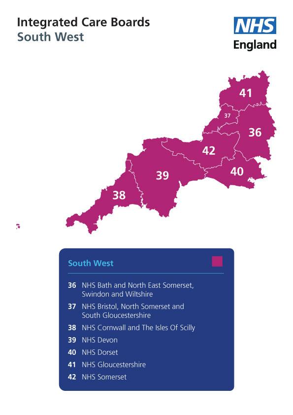 South West Map