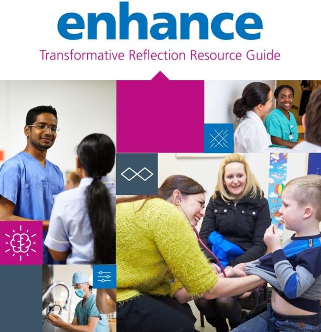 image of front cover of transformative reflection guide