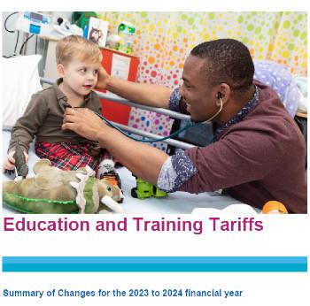 Education and Training Tariffs 2023 to 2024