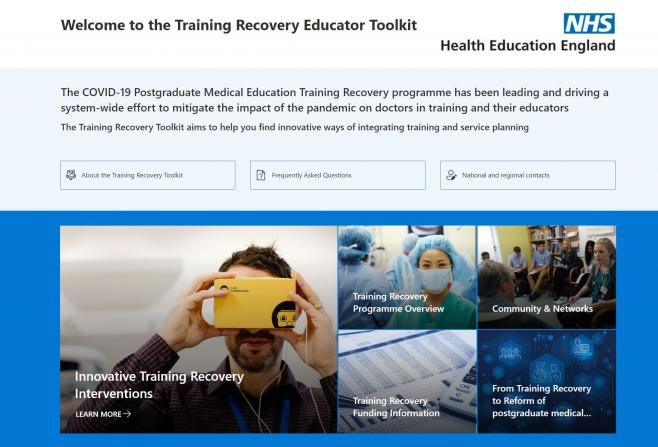 Training recovery toolkit link to PDF